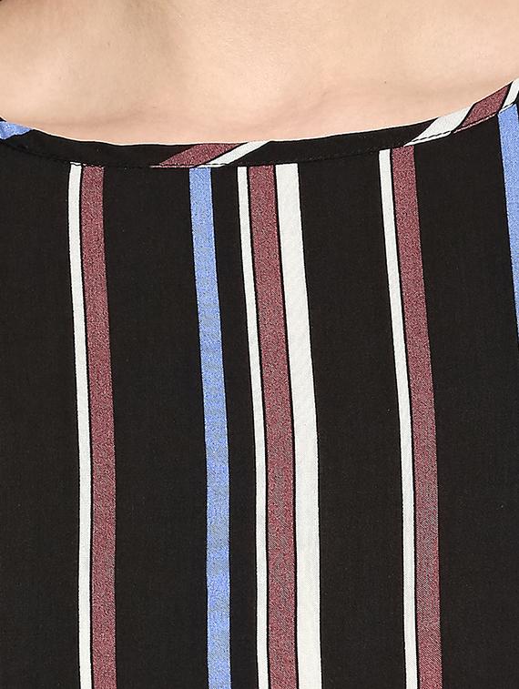striped full leg jumpsuit - 17588259 - Standard Image - 3