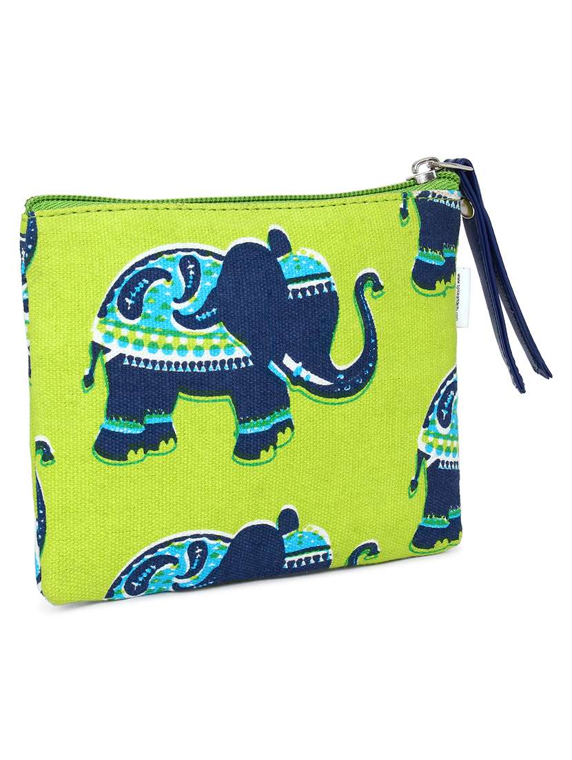 green canvas regular pouch - 17588624 -  Standard Image - 3