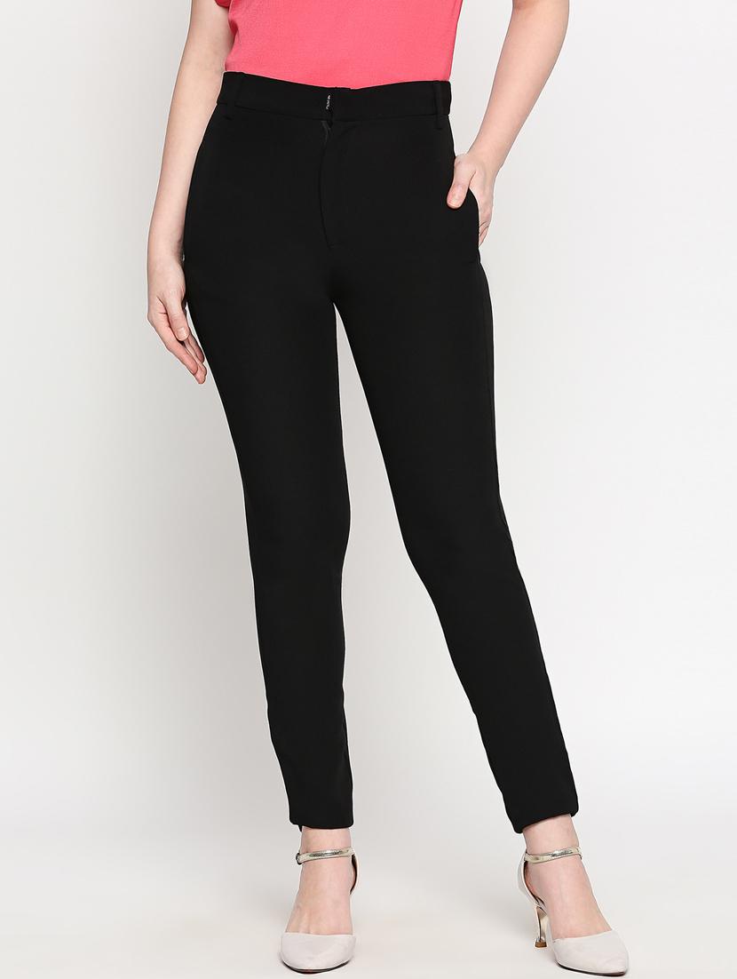 high rise flat front trouser  - 17589097 -  Zoom Image - 0