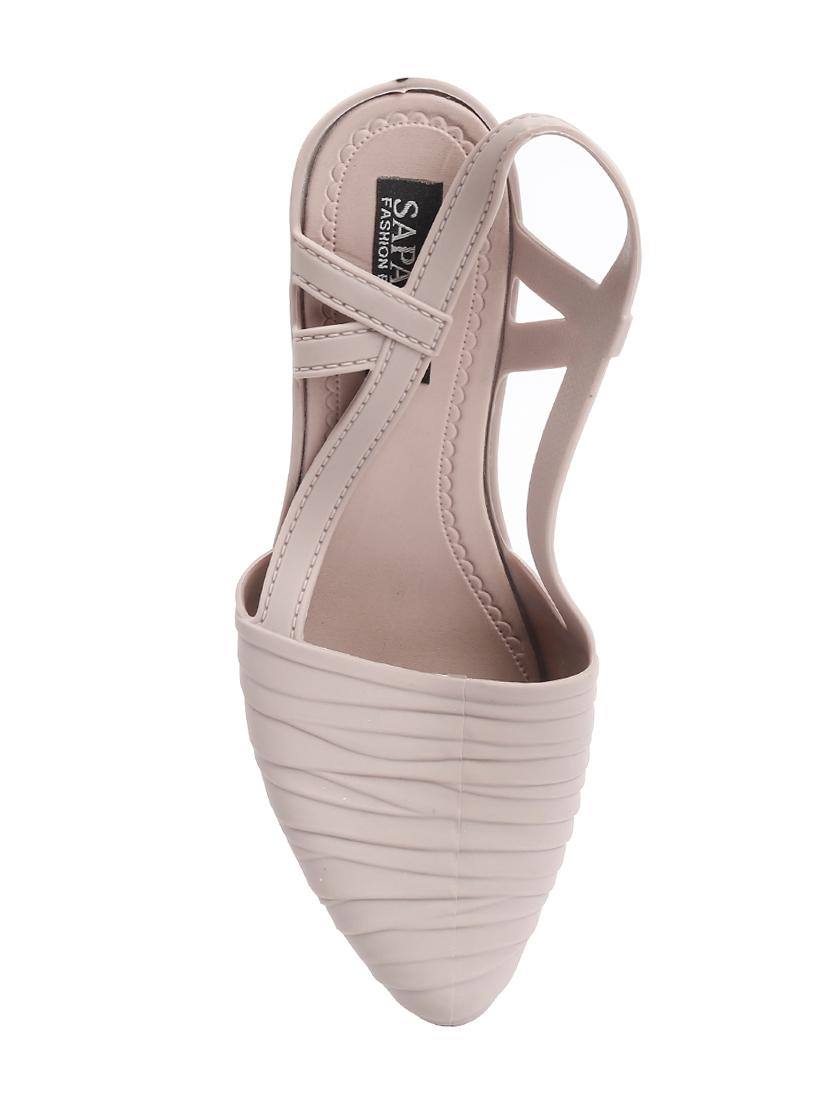 pink rubber slip on ballerina - 17590636 - Standard Image - 3