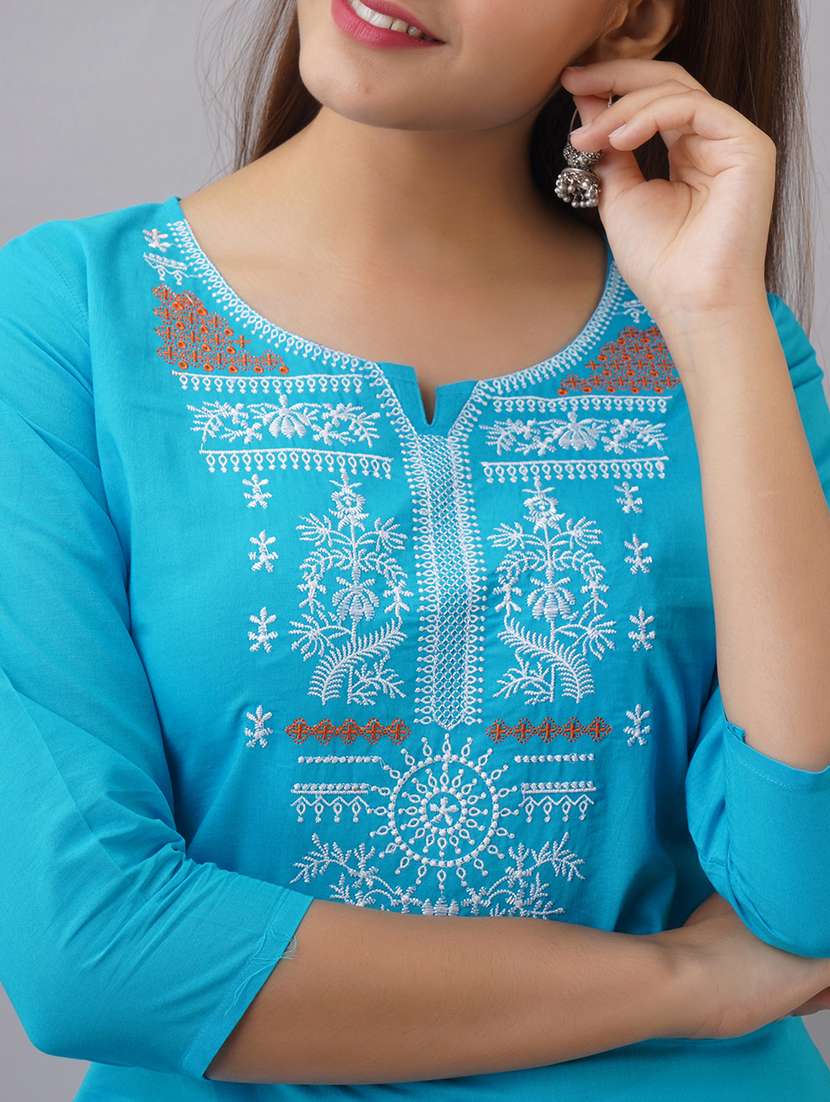 women's straight kurta - 17591590 -  Standard Image - 3