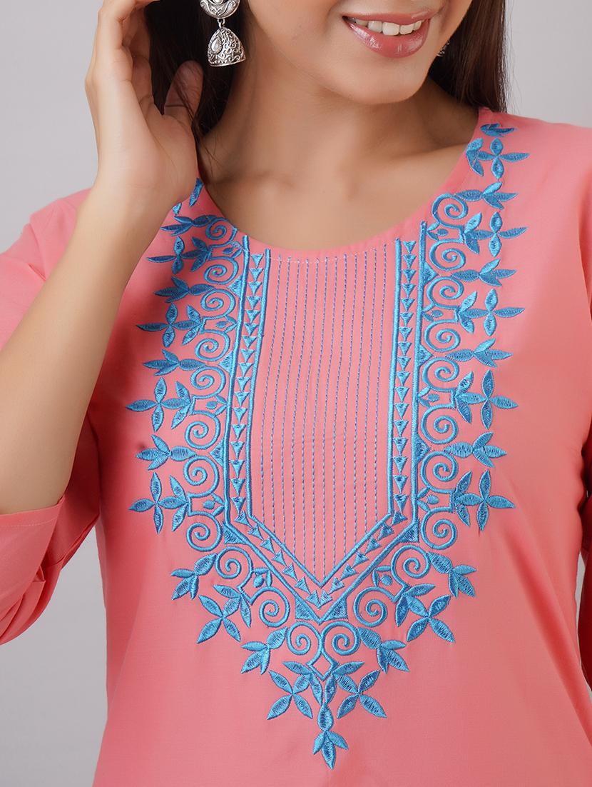 women's straight kurta - 17591596 - Standard Image - 3
