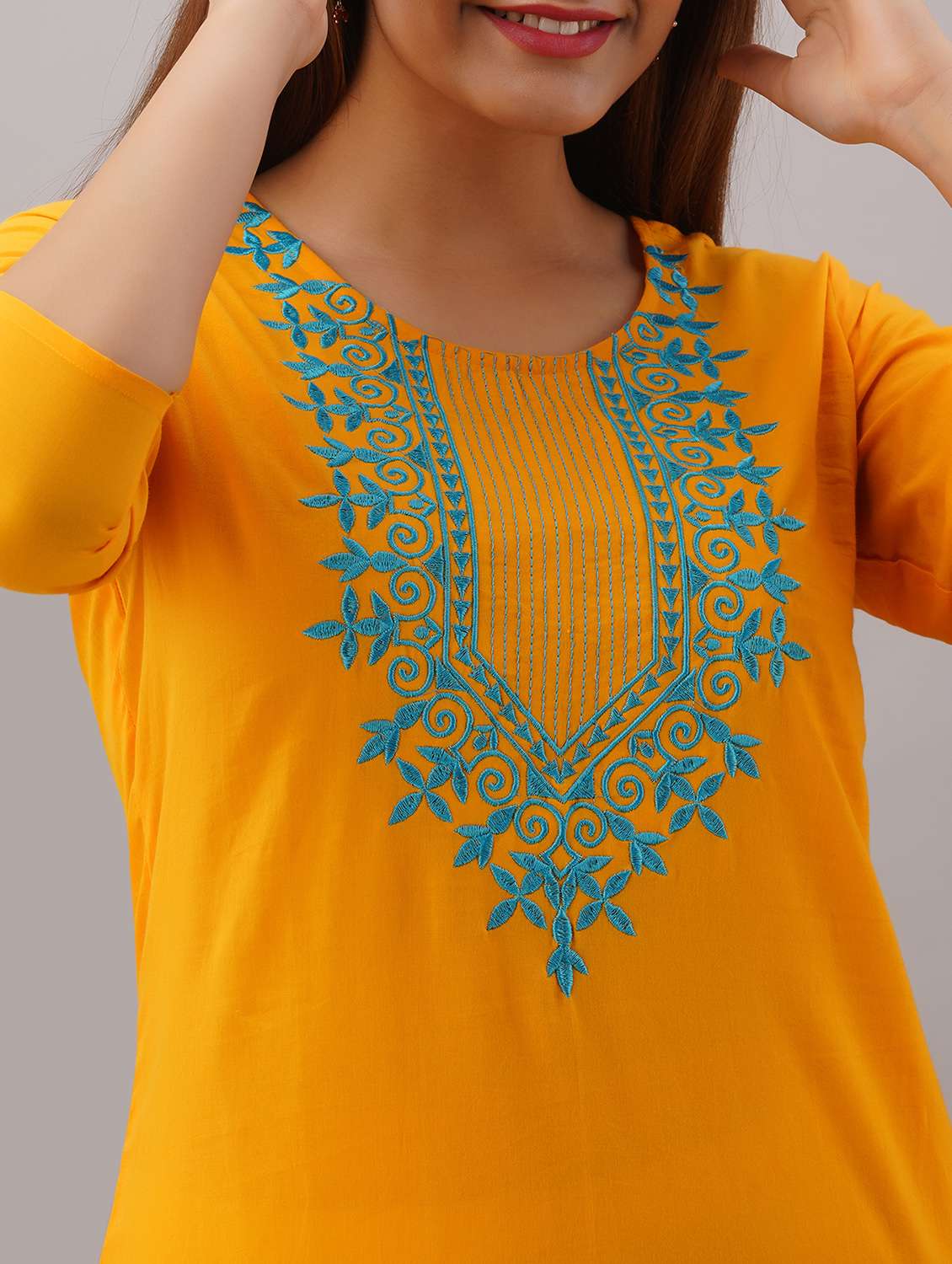 women's straight kurta - 17591597 -  Standard Image - 3