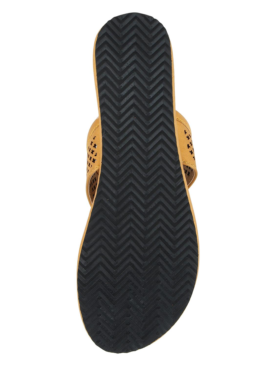 yellow synthetic tstrap sandals - 17592077 - Standard Image - 3