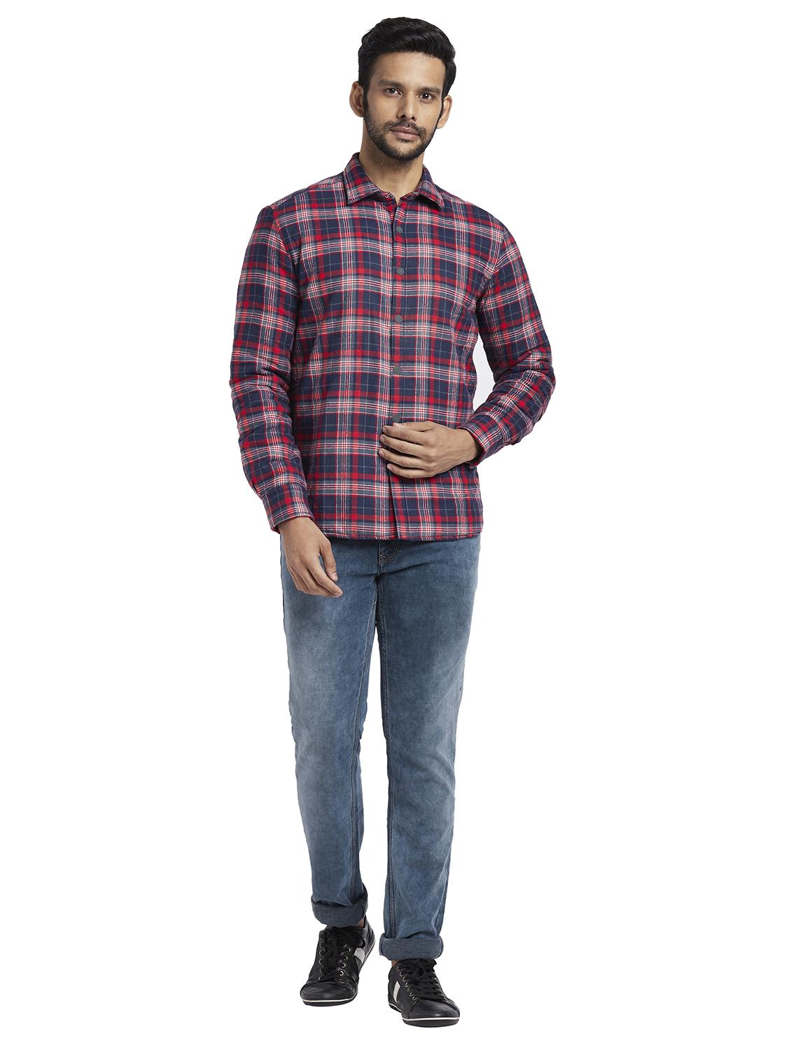 multi colored checkered casual shirt - 17592506 - Standard Image - 3