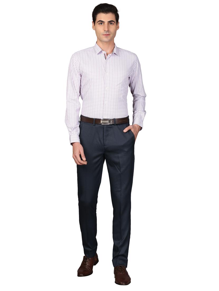 white checkered formal shirt - 17592637 - Standard Image - 3