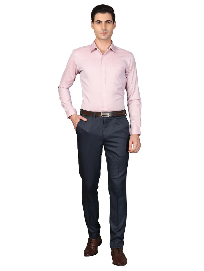 pink self design formal shirt - 17592651 - Standard Image - 3