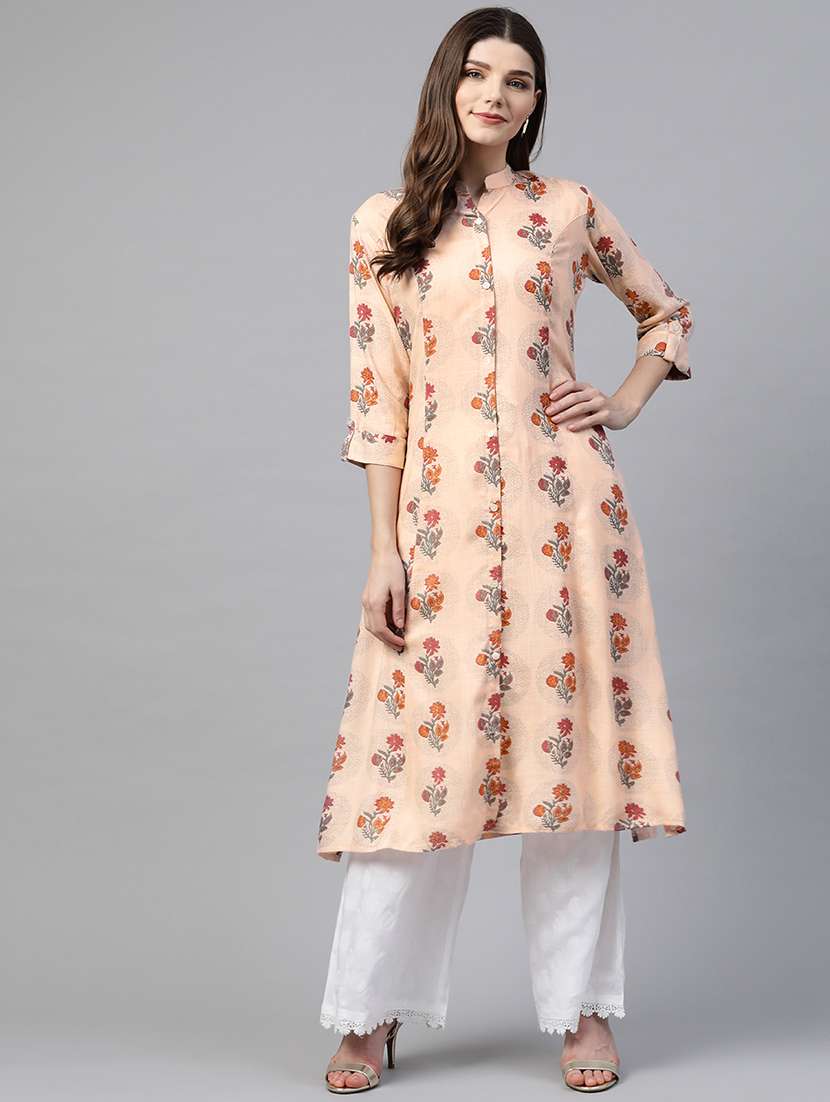 women's front slit kurta - 17595847 -  Zoom Image - 0