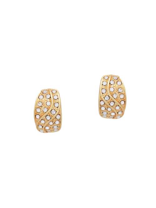 white metal studs earring - 17595874 -  Standard Image - 0