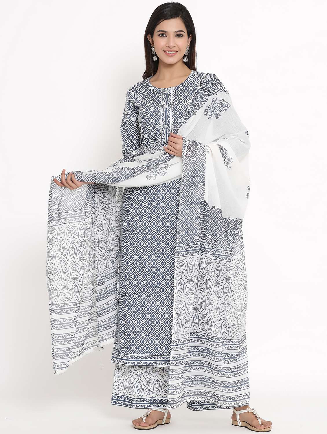 printed suit set 