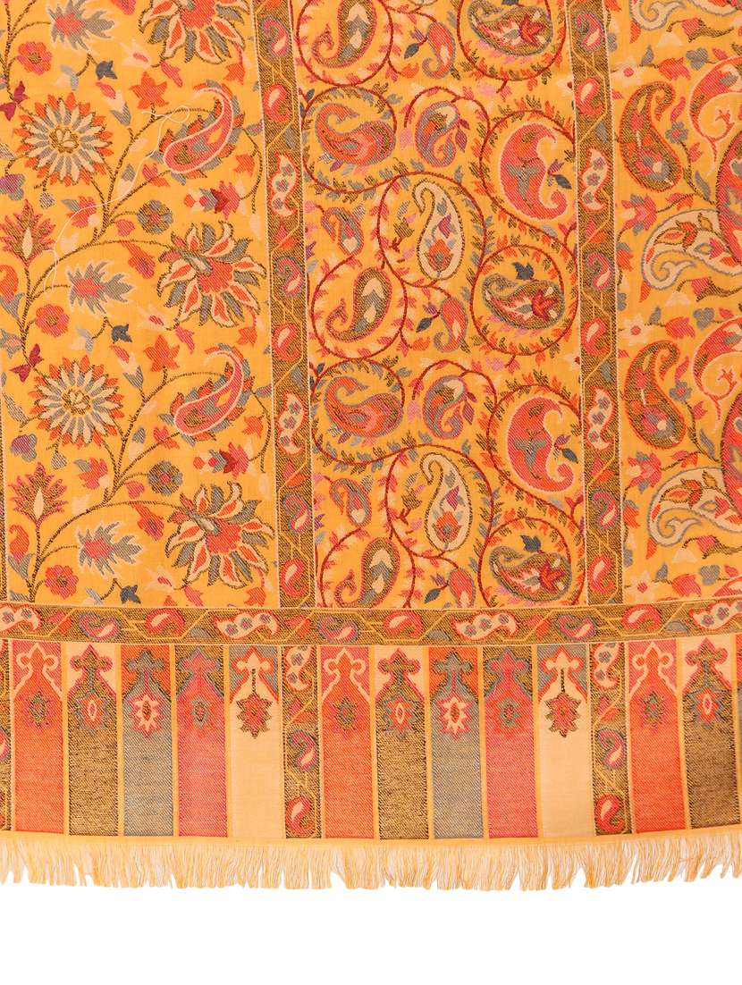 yellow wool shawl - 17596077 - Standard Image - 3