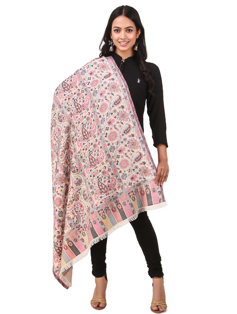 white wool shawl - 17596079 - Zoom Image - 0