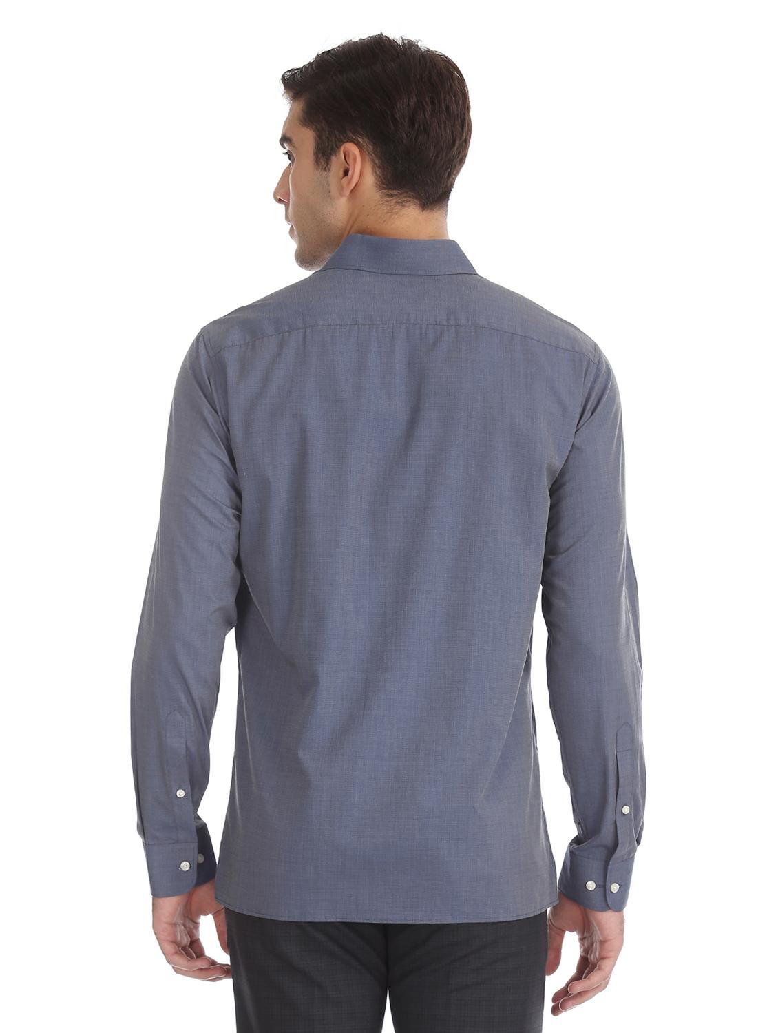 grey striped formal shirt - 17598114 - Standard Image - 3