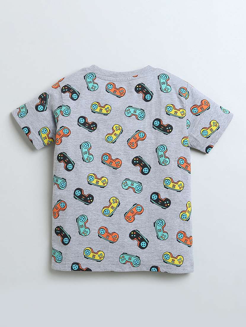 round neck printed tee  - 17598299 -  Standard Image - 3