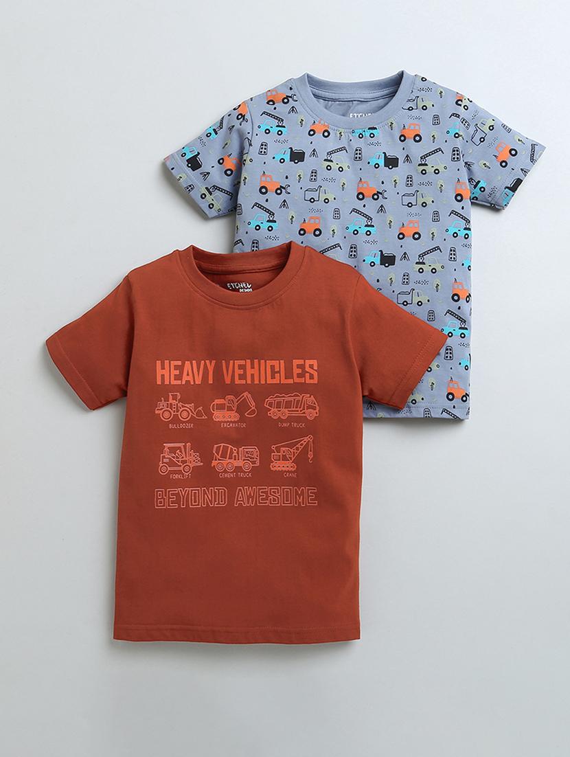 round neck printed tee - 17598300 - Zoom Image - 0