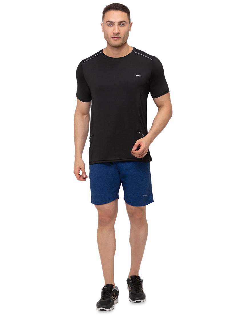 blue solid shorts - 17599529 -  Standard Image - 3