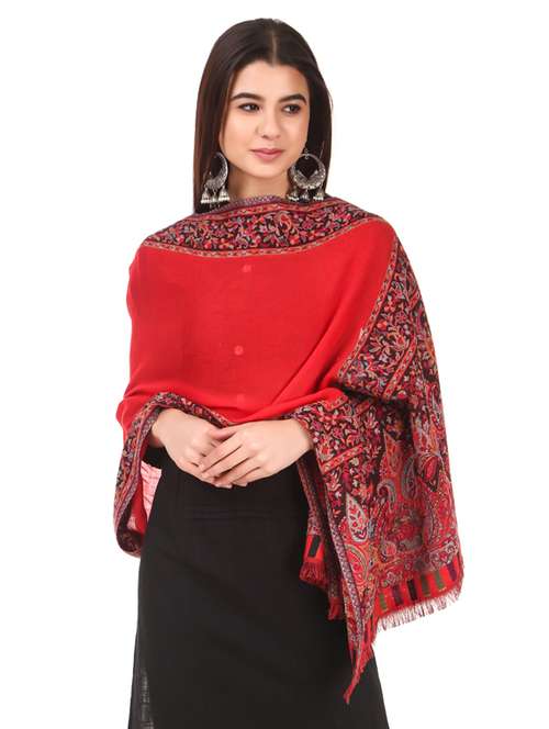 red paisley stole - 17599962 -  Standard Image - 0