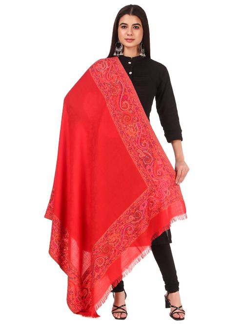 red wool shawl - 17599968 - Standard Image - 0