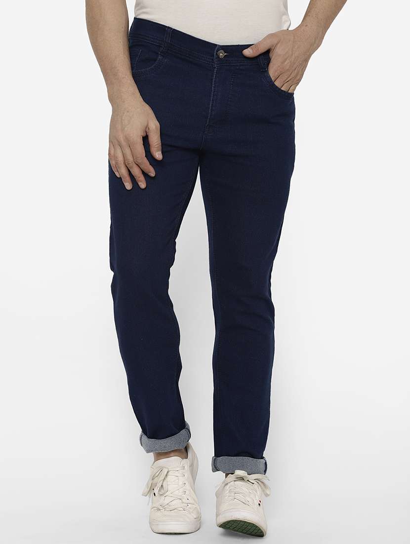 mens slim fit plain jeans