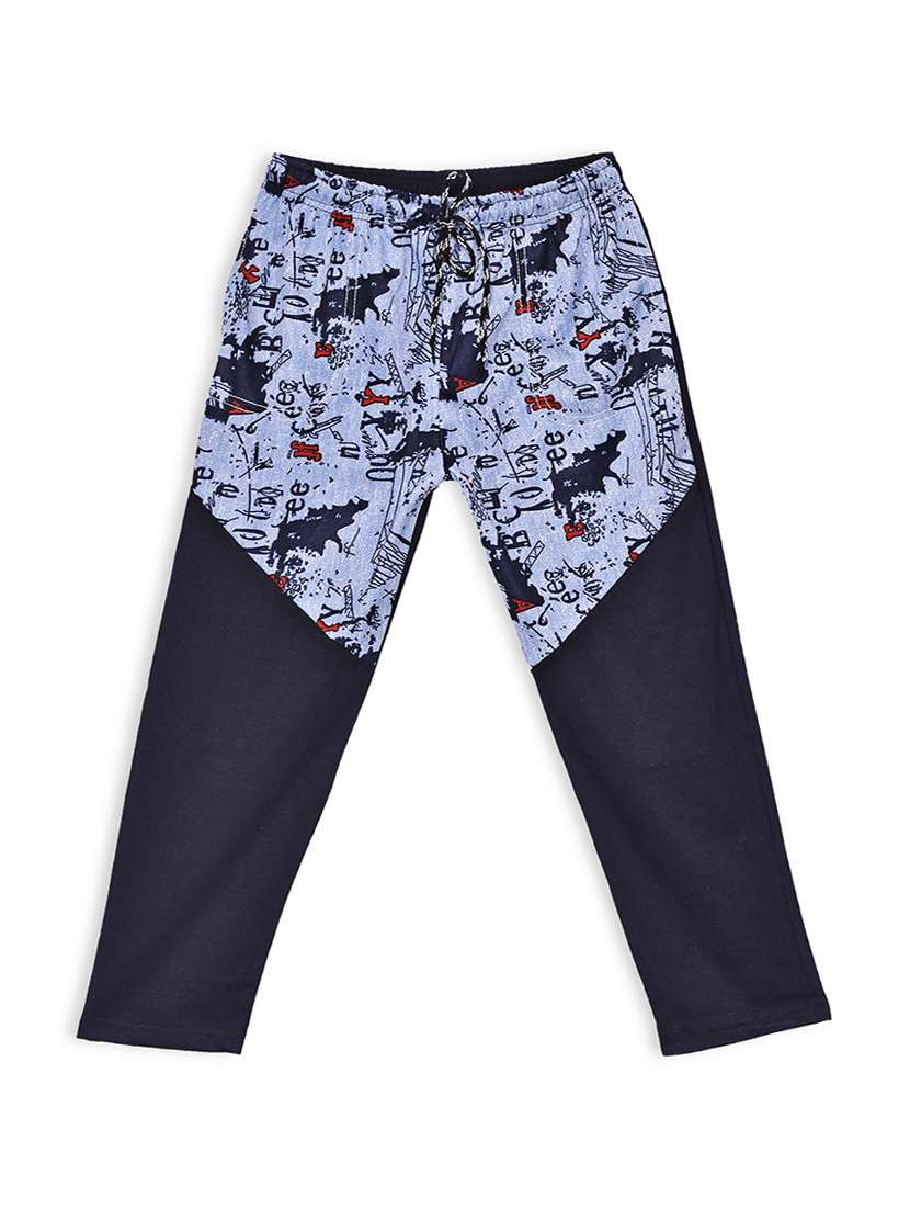 blue cotton track wear