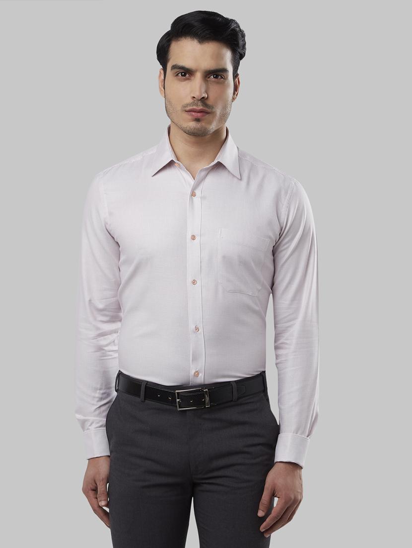 pink self design formal shirt - 17604304 - Zoom Image - 0