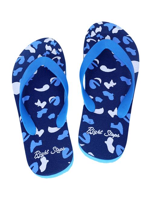 blue pvc toe separator slippers - 17606143 -  Standard Image - 0