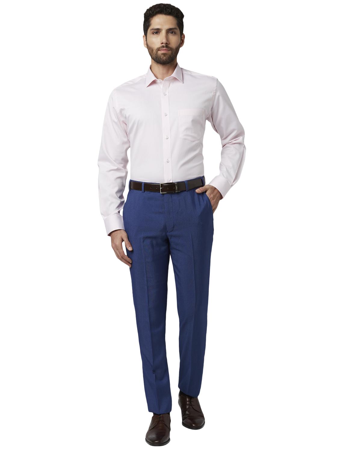 pink solid formal shirt - 17606482 - Standard Image - 3