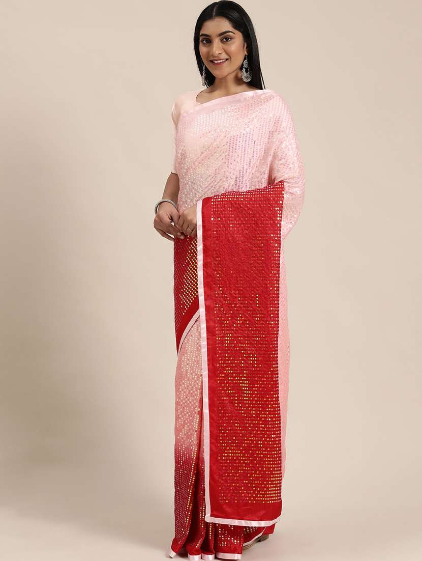 women's embellished saree with blouse