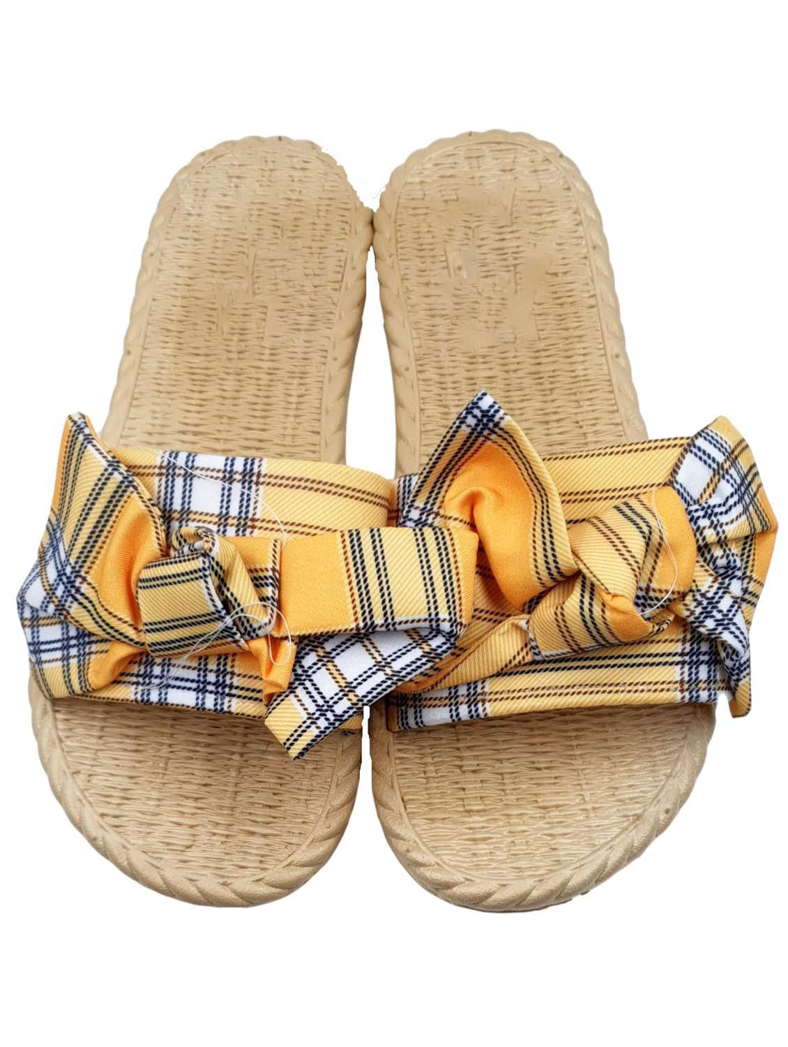 yellow toe separator flip flop - 17611058 -  Standard Image - 3