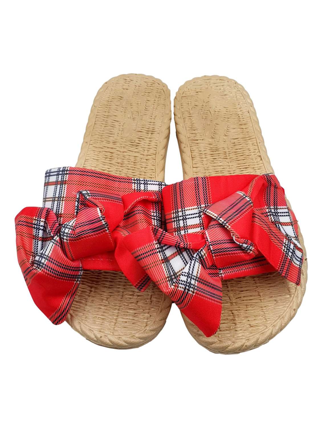 red slip on  flip flop - 17611059 -  Standard Image - 3