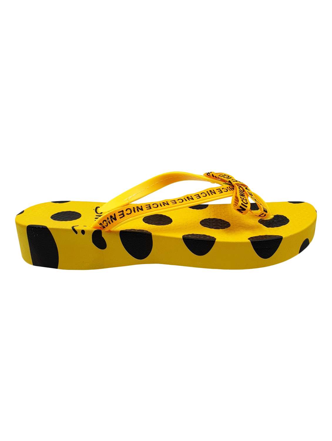 yellow toe separator flip flop - 17611072 -  Standard Image - 3