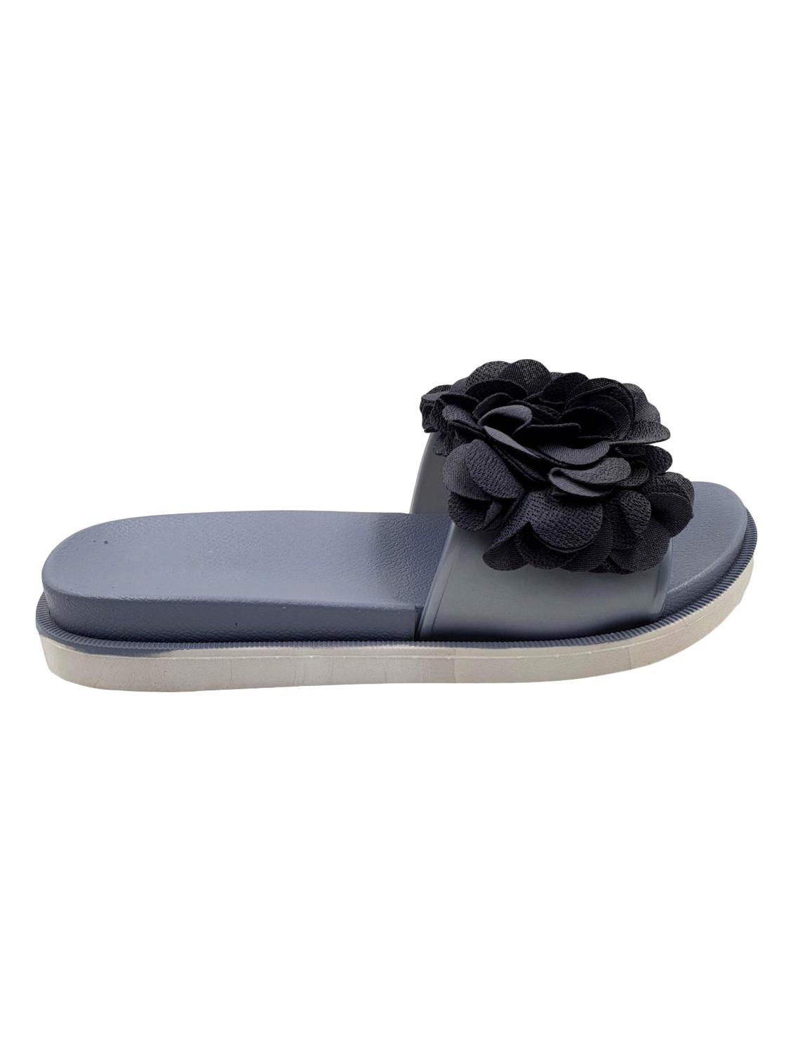 grey slip on flip flop - 17611079 - Standard Image - 3
