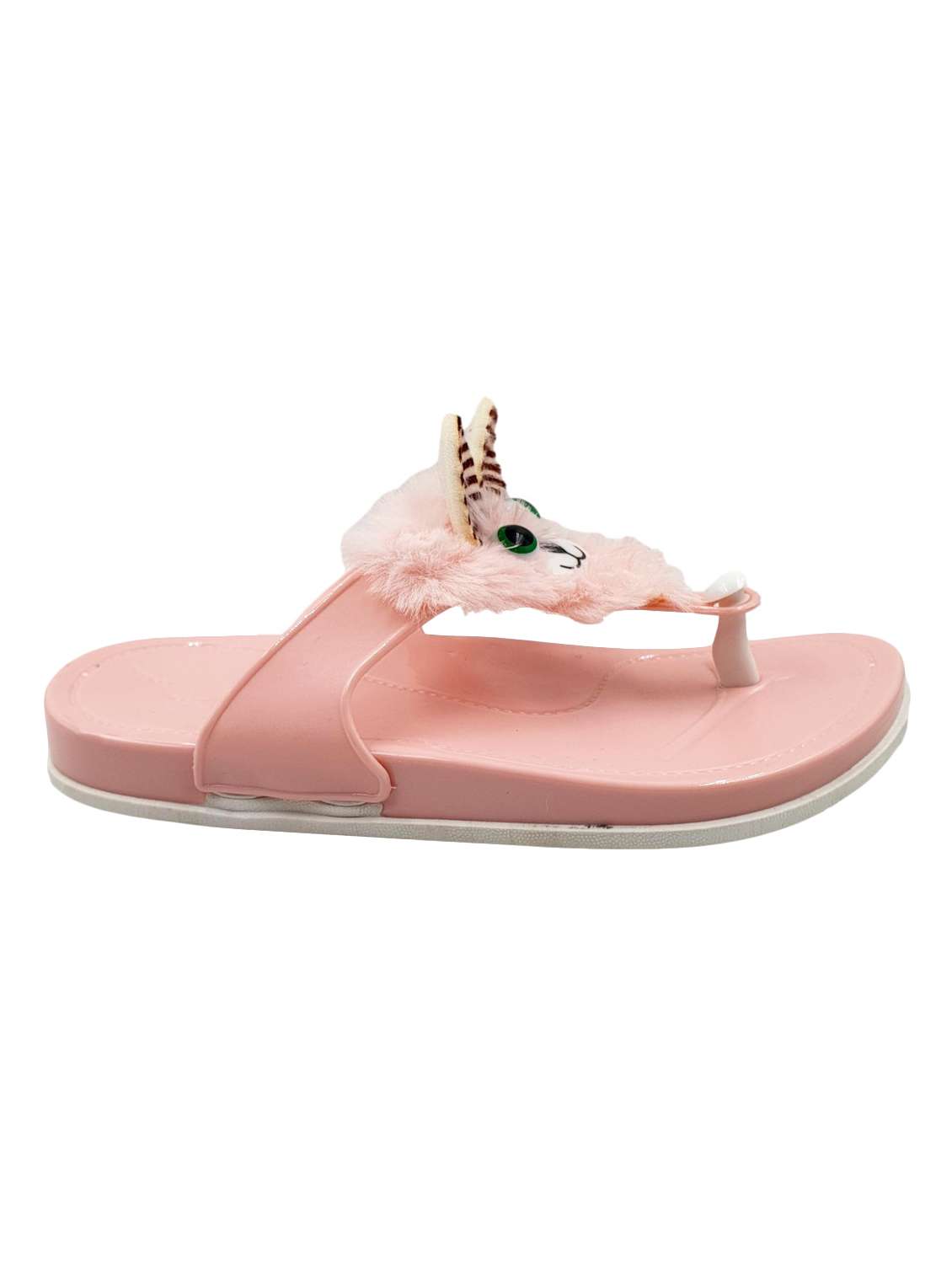 pink toe separator flip flop - 17611081 - Standard Image - 3