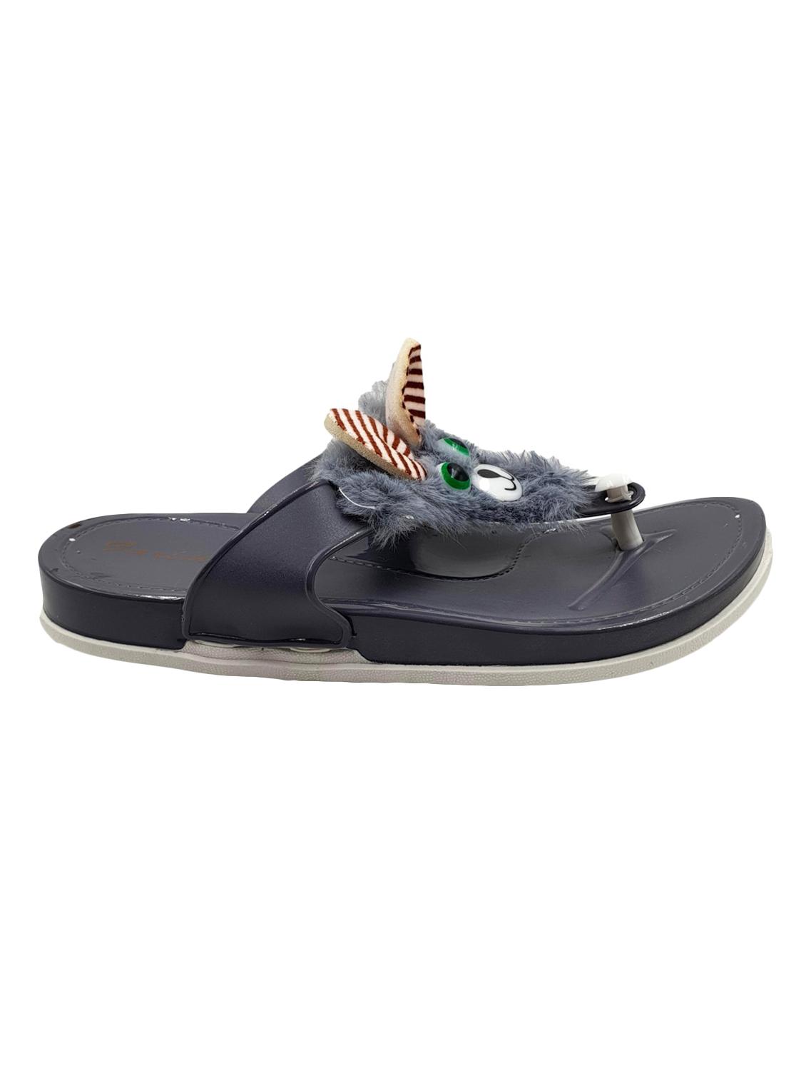 grey toe separator flip flop - 17611083 - Standard Image - 3