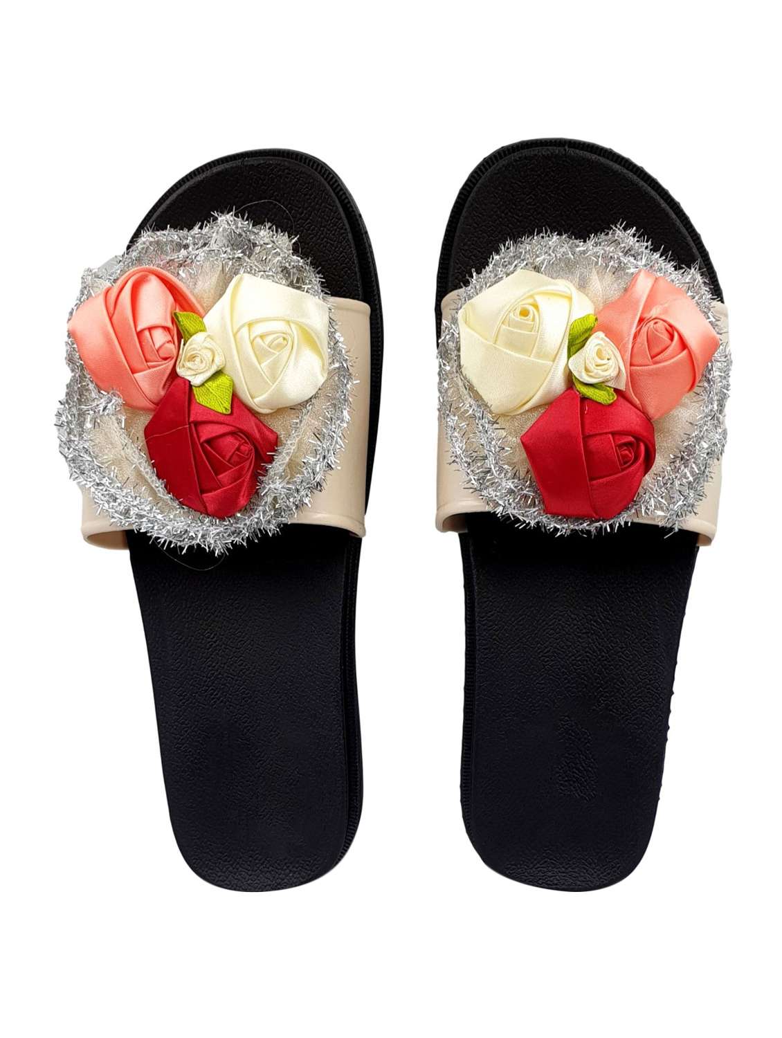 white slip on flip flop - 17611085 - Zoom Image - 0