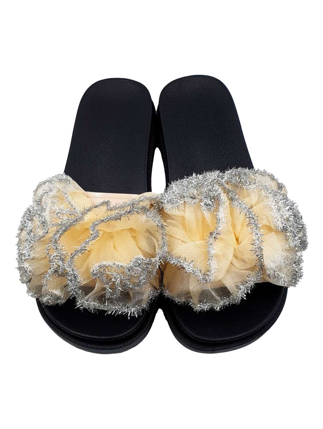 yellow slip on  flip flop - 17611089 -  Standard Image - 3