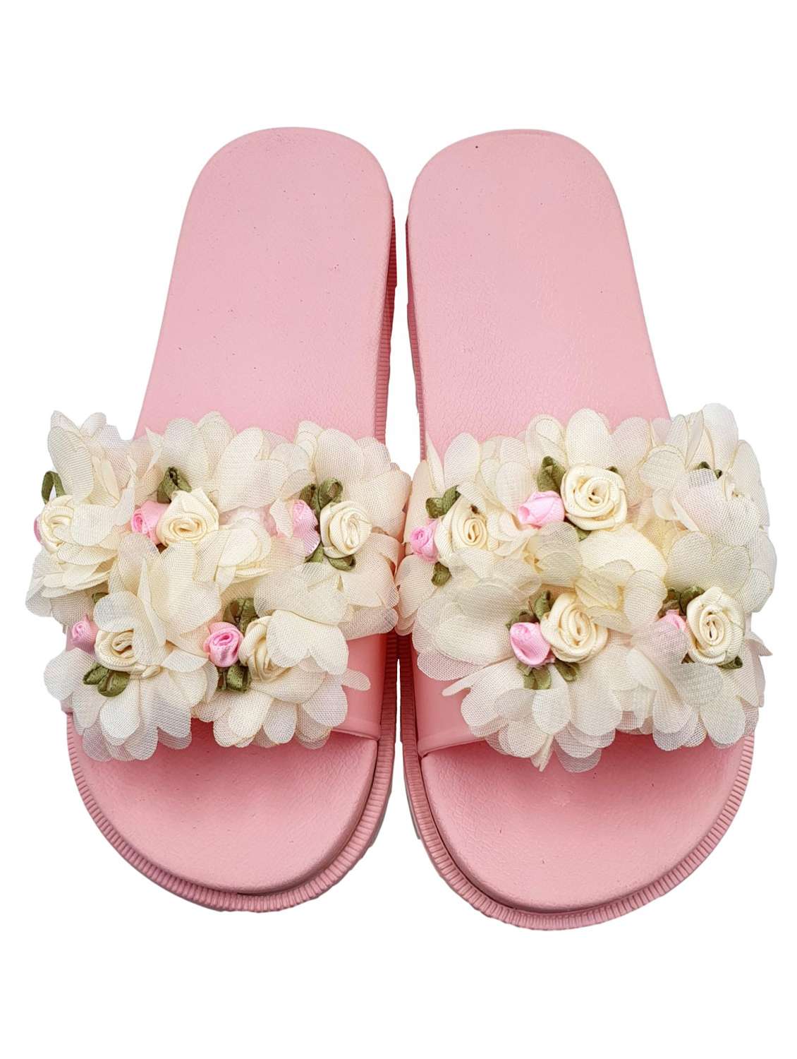 pink slip on  flip flop - 17611095 -  Standard Image - 3