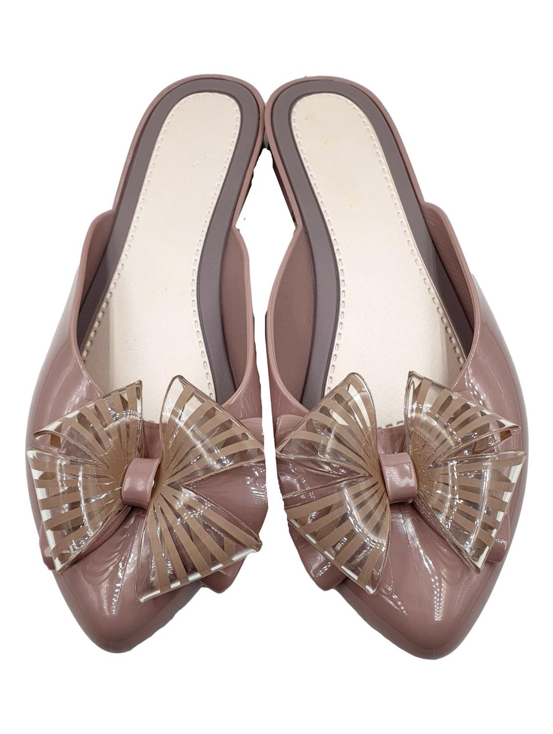 brown slip on ballerina - 17611113 - Standard Image - 3