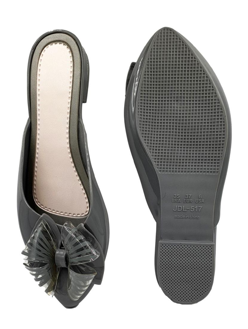 grey slip on ballerina - 17611114 - Standard Image - 3