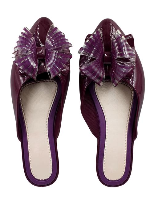 purple slip on  ballerina - 17611118 -  Standard Image - 0