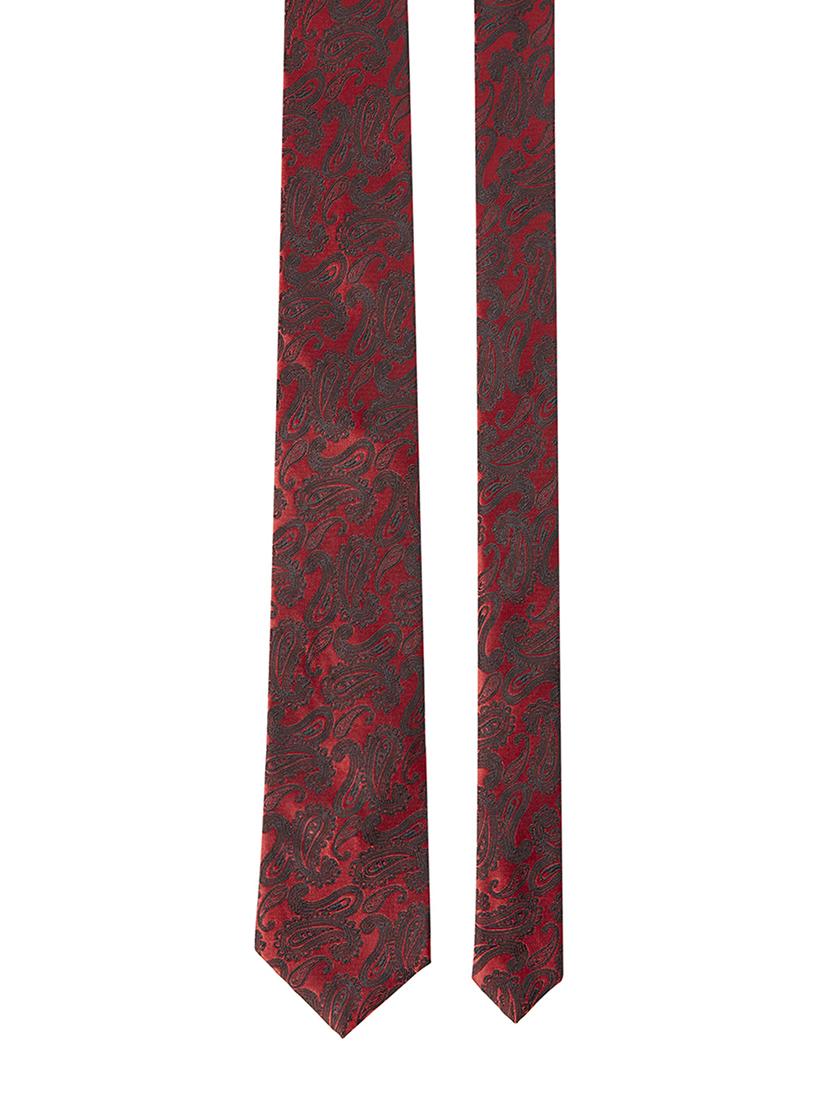 maroon polyester tie - 17611669 - Standard Image - 3