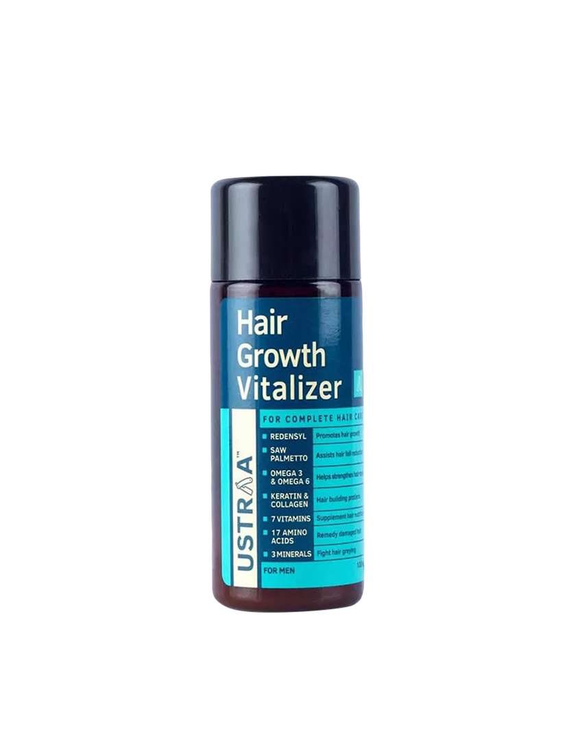 Ustraa Hair Growth Vitalizer And De Tan Face Scrub