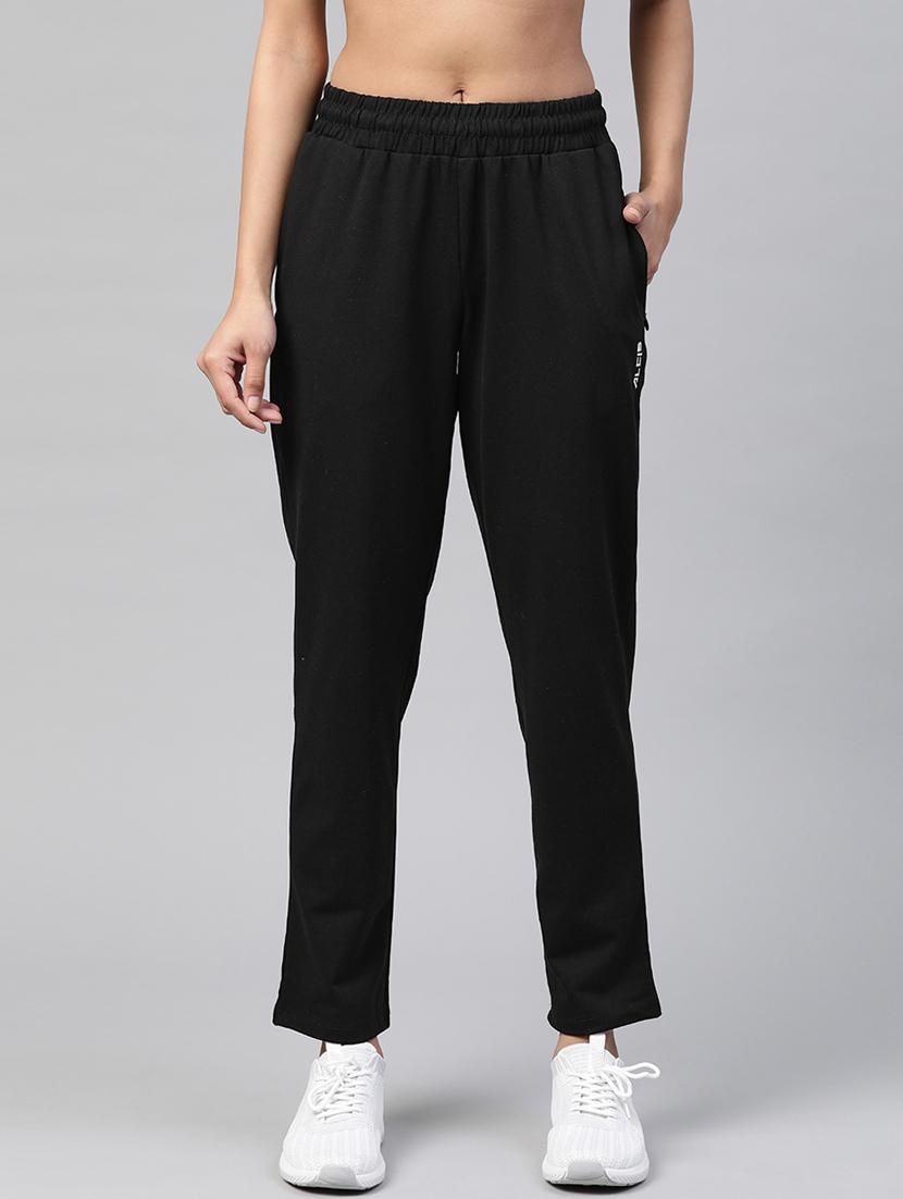 high rise solid track pant - 17613747 - Zoom Image - 0