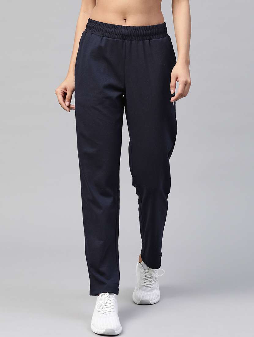 high rise solid track pant - 17613748 - Zoom Image - 0