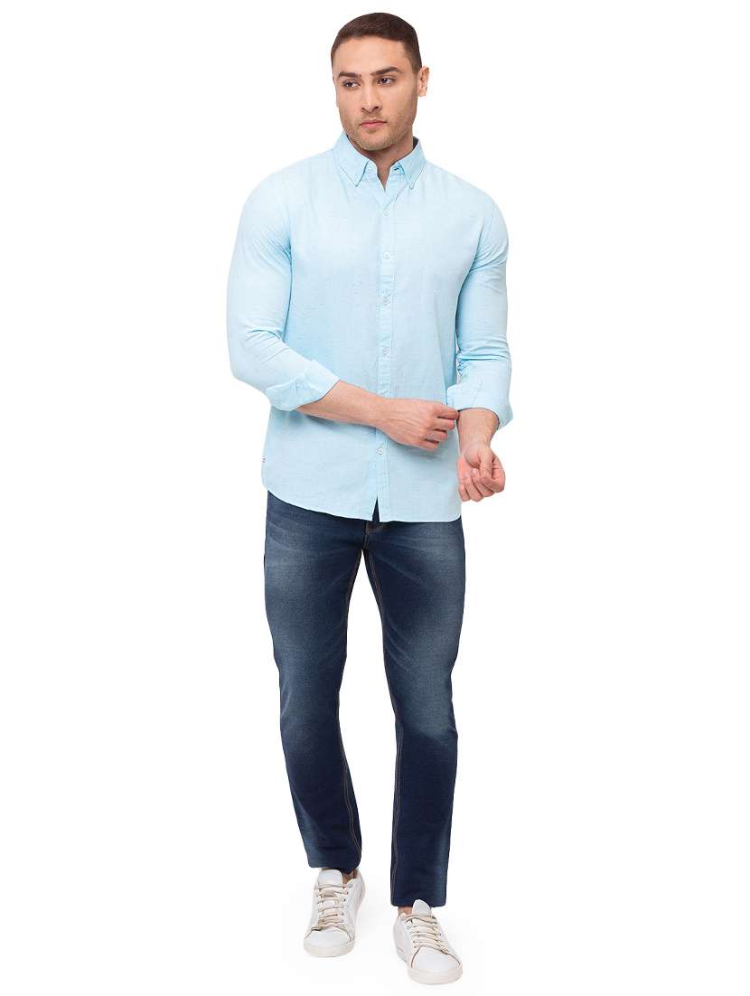 mens solid casual shirt - 17615479 -  Standard Image - 3