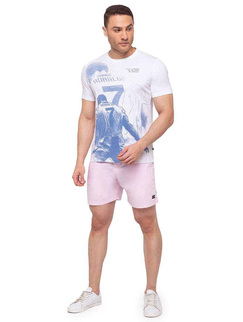 pink solid shorts - 17615510 -  Standard Image - 3