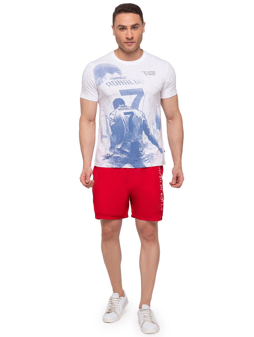 red printed shorts - 17615515 - Standard Image - 3