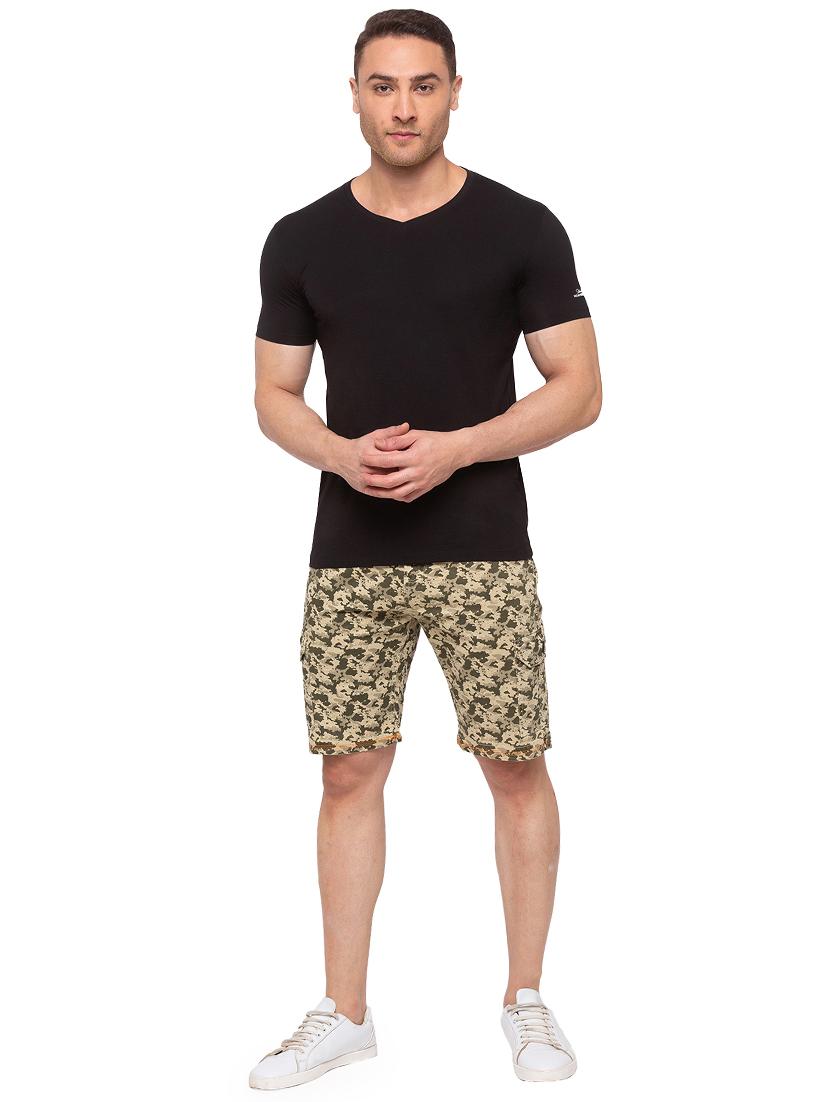 black solid t-shirt - 17615523 - Standard Image - 3