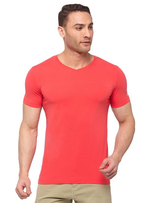 coral solid t-shirt - 17615524 -  Standard Image - 0