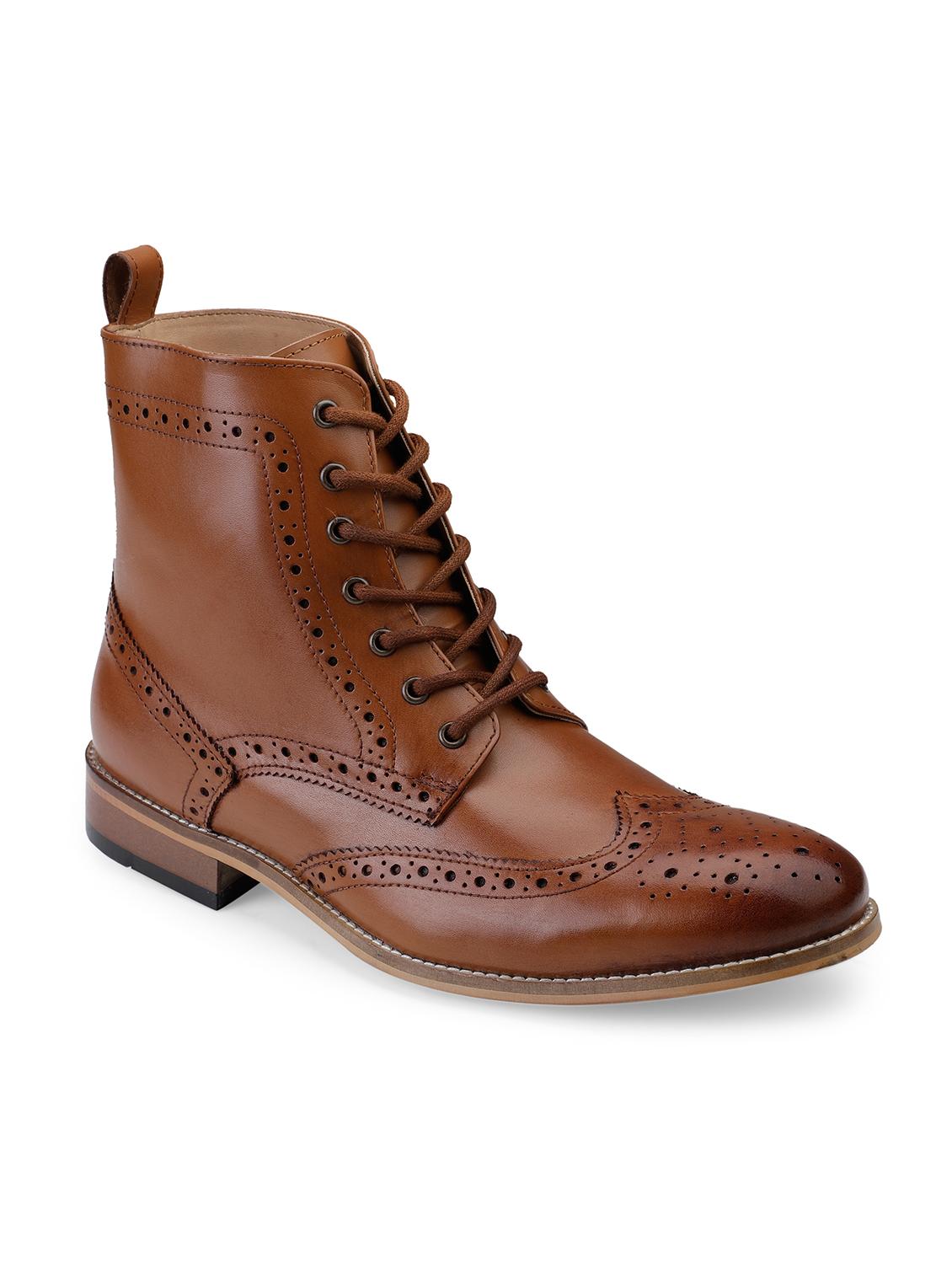 tan lace up boot - 17615831 - Zoom Image - 0